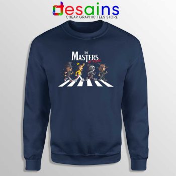 Master Of The Rock Bands Navy Sweatshirt Abbey Road Sweaters