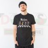 Masters of Rock Funny Parody T-Shirt – Rock Gods on Abbey Road