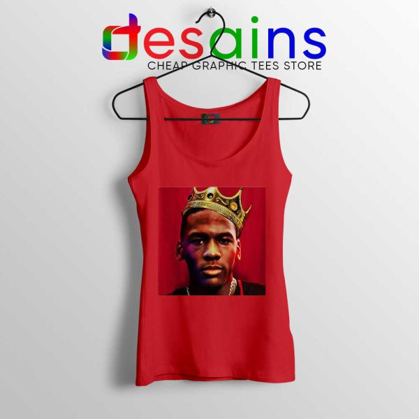 Michael Jordan Notorious Red Tank Top The Notorious B.I.G. Tops