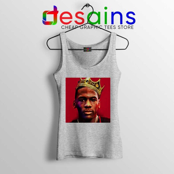 Michael Jordan Notorious Sport Grey Tank Top The Notorious B.I.G. Tops