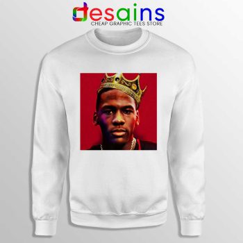 Michael Jordan Notorious White Sweatshirt The Notorious B.I.G. Sweaters