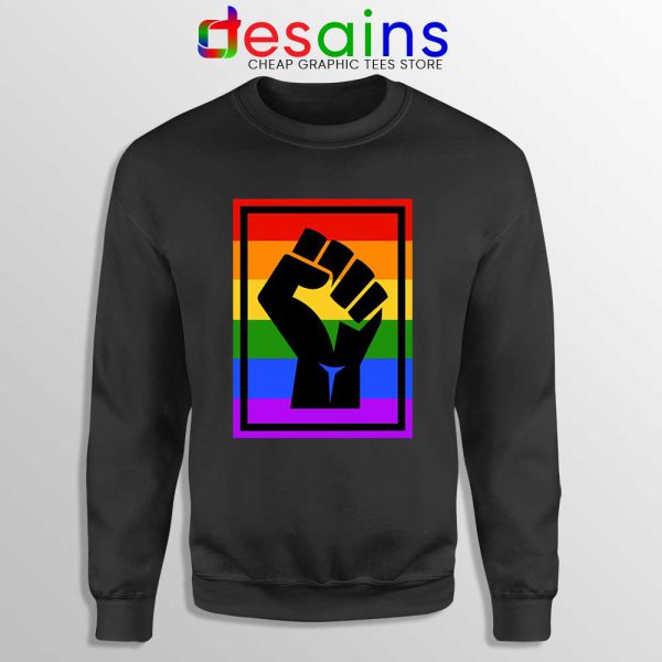 Movement for Black Lives Matter Sweatshirt Rainbow BLM Sweaters