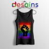 Movement for Black Lives Matter Tank Top Rainbow BLM Tops S-3XL