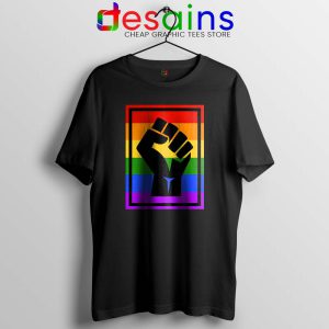 Movement for Black Lives Matter Tshirt Rainbow BLM Tee Shirts S-3XL
