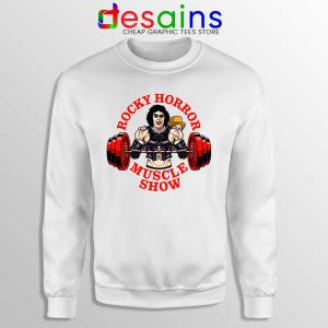 Rocky Horror Picture Show White Sweatshirt Muscle Show Sweaters