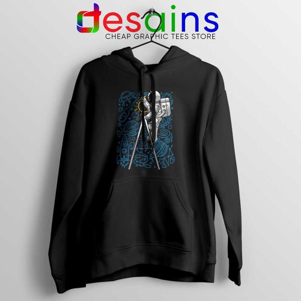 SpaceX Doodle Hoodie Astronaut NASA Art Jacket S-2XL
