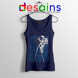 SpaceX Doodle Nasa Tank Top Astronaut NASA Art Tops