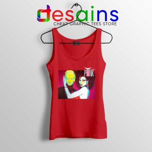 Vicious Pink Album Red Tank Top Synth-Pop Duo Tops S-3XL