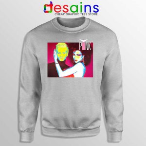 Vicious Pink Album Sport Grey Sweatshirt Synth-Pop Duo Sweaters