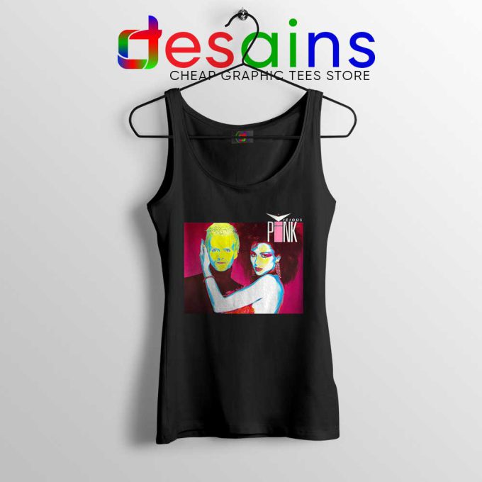 Vicious Pink Album Tank Top Synth-Pop Duo Tops S-3XL