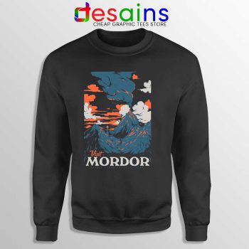 Visit Mordor Middle Earth Sweatshirt Arch Villain Sauron Sweaters S-3XL