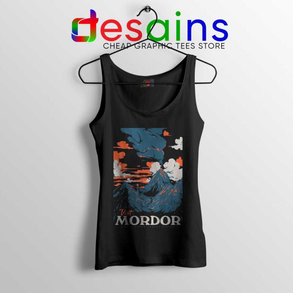 Visit Mordor Middle Earth Tank Top Arch Villain Sauron Tops S-3XL