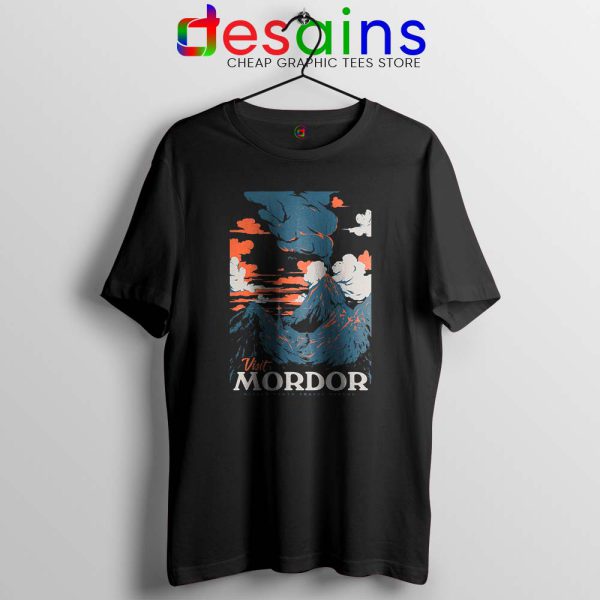 Visit Mordor Middle Earth Tshirt Arch Villain Sauron Tee Shirts S-3XL