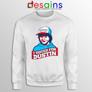 Voted For Dustin Sweatshirt Make Hawkins Great Again Sweaters S-3XL
