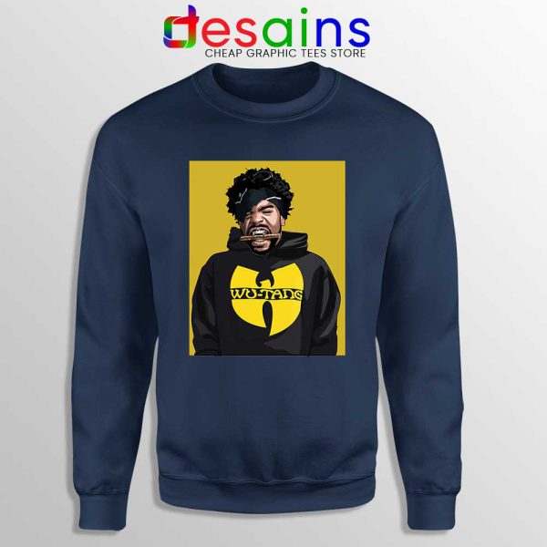 Wu Man Wu Tang Navy Sweatshirt Merch Wu-Tang Clan Sweaters