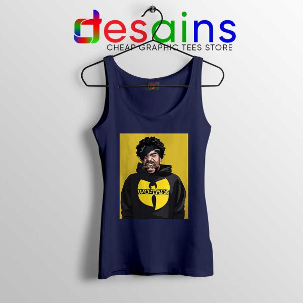 Wu Man Wu Tang Navy Tank Top Merch Wu-Tang Clan Tops