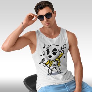 Animal Crossing Freddie K K Mercury Tank Top K.K. Slider