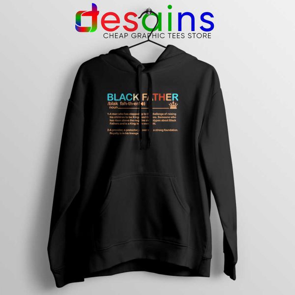 Black Father Definition Hoodie Pride Black Lives Matter Jacket S-2XL