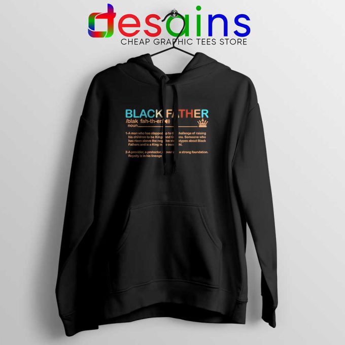 Black Father Definition Hoodie Pride Black Lives Matter Jacket S-2XL