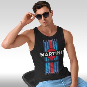 Club Martini Racing Retro Black Tank Top Merch