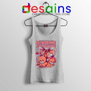 Dungeons Doggies Sport Grey Tank Top Dungeons & Dragons Tops