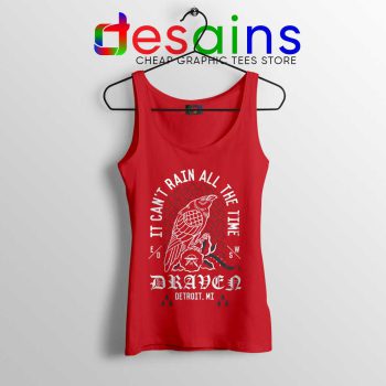 Eric Draven The Crow Red Tank Top It Can't Rain All The Time Tops