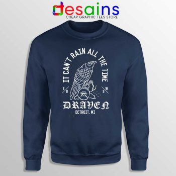 Eric Draven The Crow Sweatshirt It Can't Rain All The Time Sweaters