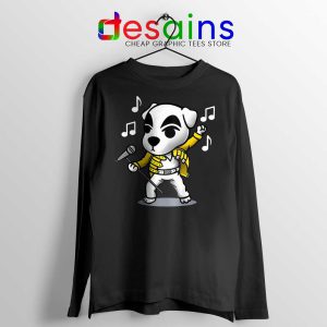 Freddie K K Mercury Black Long Sleeve Tshirt K.K. Slider Funny Tees