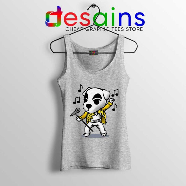 Freddie K K Mercury Sport Grey Tank Top K.K. Slider Cheap Tops