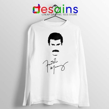 Freddie Mercury Queen Long Sleeve Tshirt Bohemian Rhapsody Tees S-2XL