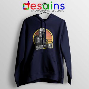 Galaxys Best Dad Navy Hoodie Funny The Mandalorian Jacket