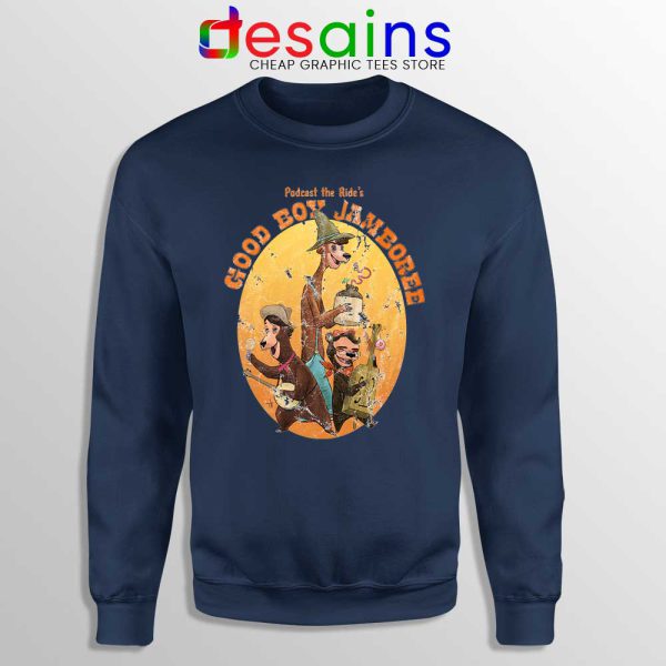 Good Boy Jamboree Navy Sweatshirt Walt Disney Cheap Sweaters