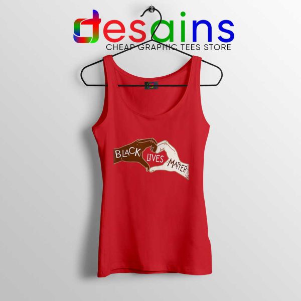 Heart Hands Red Tank Top Black Lives Matters Tops