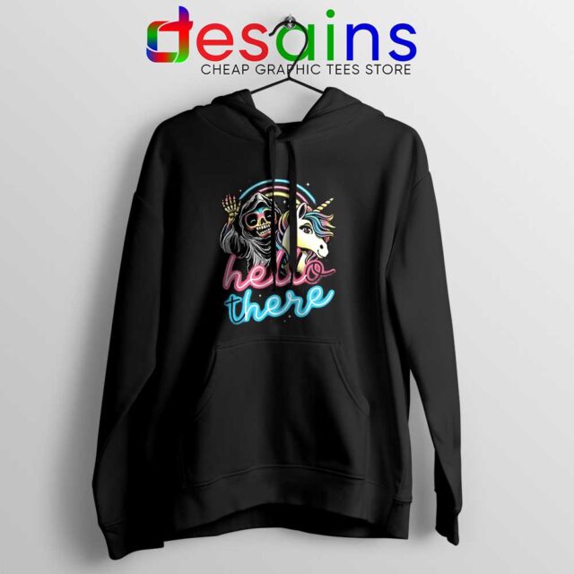 Buy Hello There Unicorn Hoodie Halloween 3