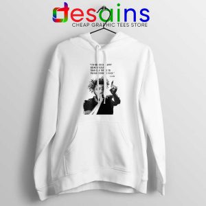 J Cole Quotes Being Myself White Hoodie American Rapper Jacket