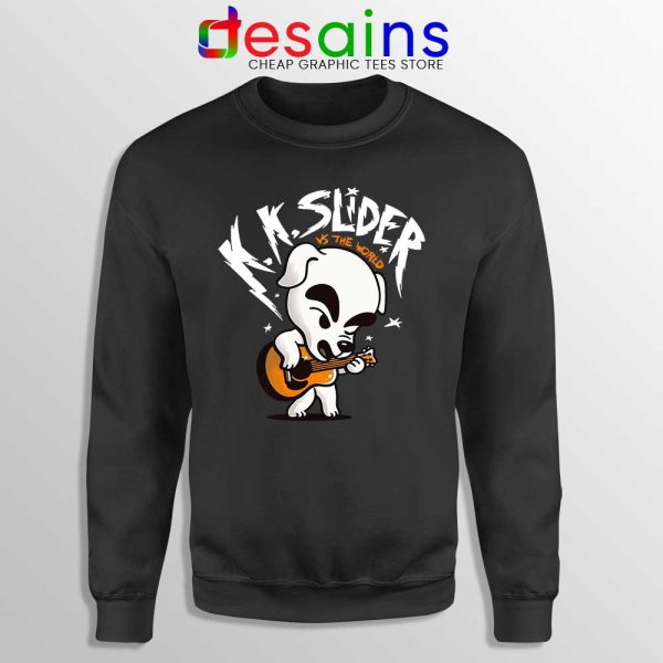 K K Slider vs The World Black Sweatshirt Scott Pilgrim vs the World Sweaters