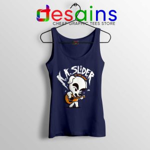 K K Slider vs The World Navy Tank Top Scott Pilgrim vs the World Tops