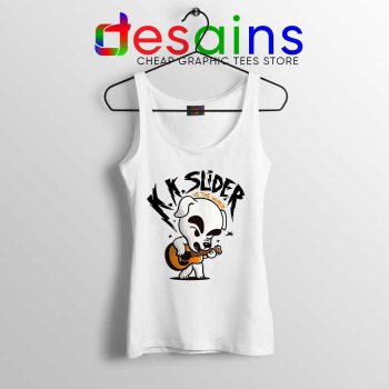 K K Slider vs The World White Tank Top Scott Pilgrim vs the World Tops