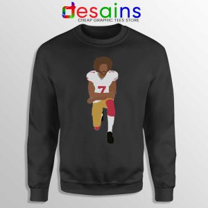 Kneeling Kaepernick BLM Black Sweatshirt Colin Kaepernick Sweaters