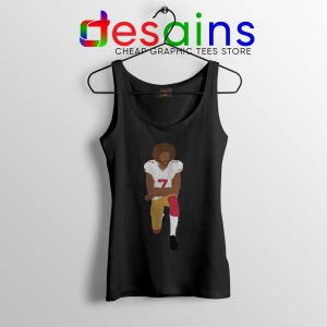 Kneeling Kaepernick BLM Black Tank Top Colin Kaepernick Tops