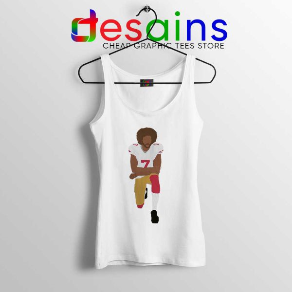 Kneeling Kaepernick BLM Tank Top Colin Kaepernick Tops S-3XL