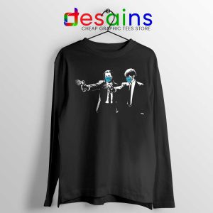 Pulp Fiction Covid19 Long Sleeve Tshirt Covid Fiction Tees S-2XL