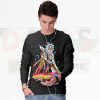 Rick and Morty Trippy Art Sweatshirt – Colorful Psychedelic