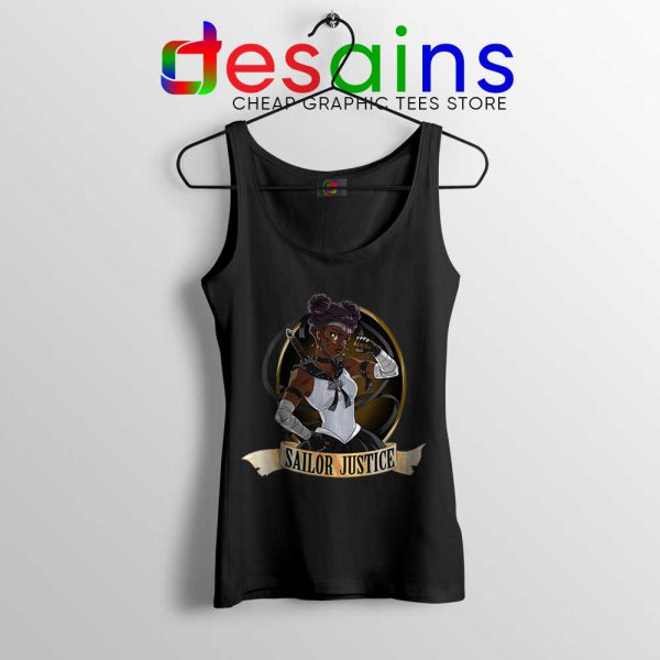 Sailor Justice BLM Tank Top Black Lives Matter Sailor Moon Tops S-3XL