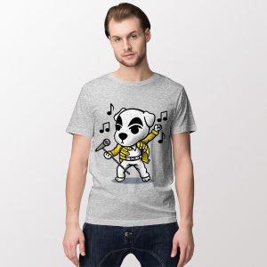 Slider Freddie K K Mercury Sport Grey Tshirt Animal Crossing