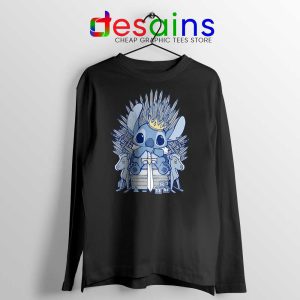 Stitch In Side Thrones Black Long Sleeve Tshirt Game of Thrones Funny Tees