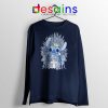 Stitch In Side Thrones Long Sleeve Tshirt Game of Thrones Funny Tees