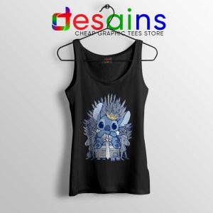 Stitch In Side Thrones Navy Tank Top Game of Thrones Funny Tops
