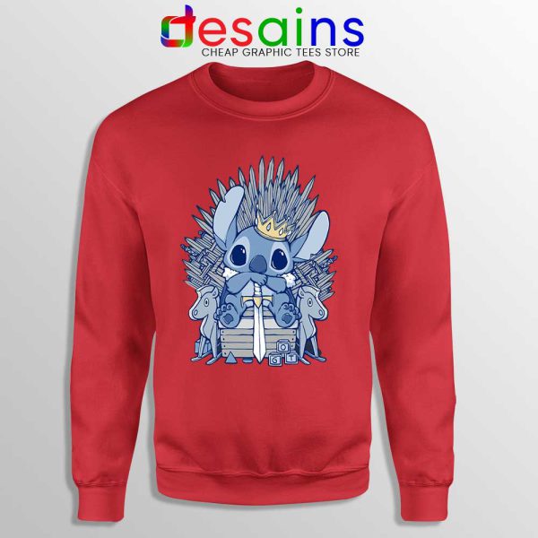 Stitch In Side Thrones Red Sweatshirt Game of Thrones Funny Sweaters