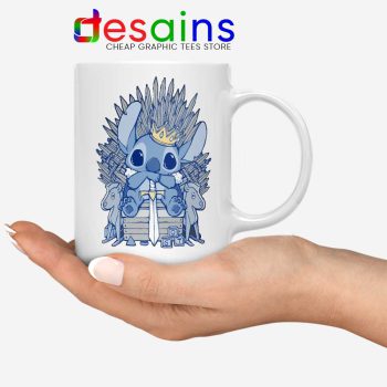 Stitch In Side Thrones White Mug Game of Thrones Funny Coffee Mugs 11oz